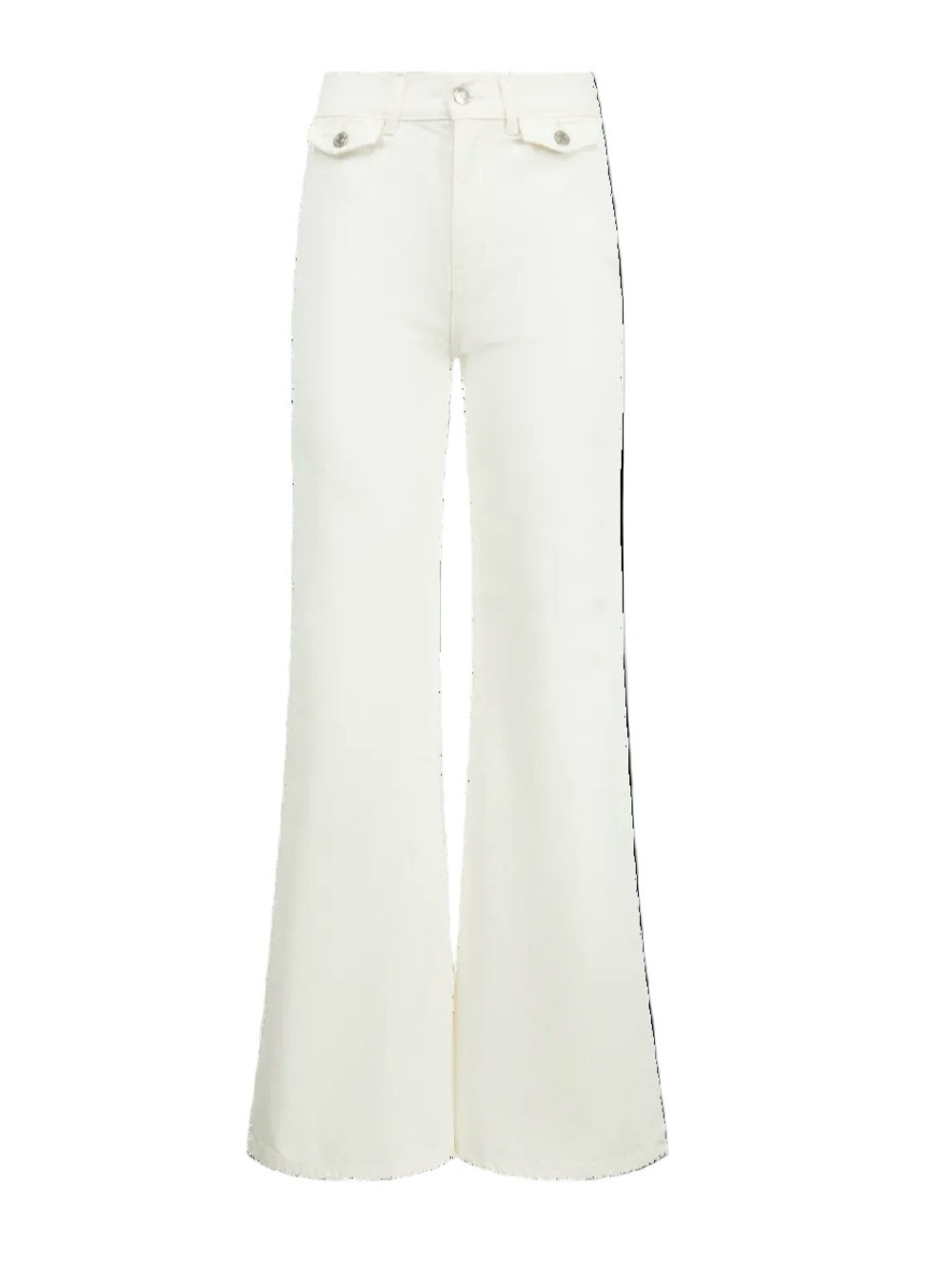 Nili Lotan Edira High-Waist White Flared Jeans - Women
